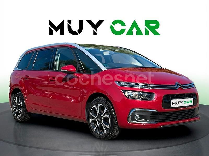 Rojo Usado 2019 Citroën C4 SpaceTourer Feel Monovolumen | 13.990 € (Precio justo) - Imagen 1/4