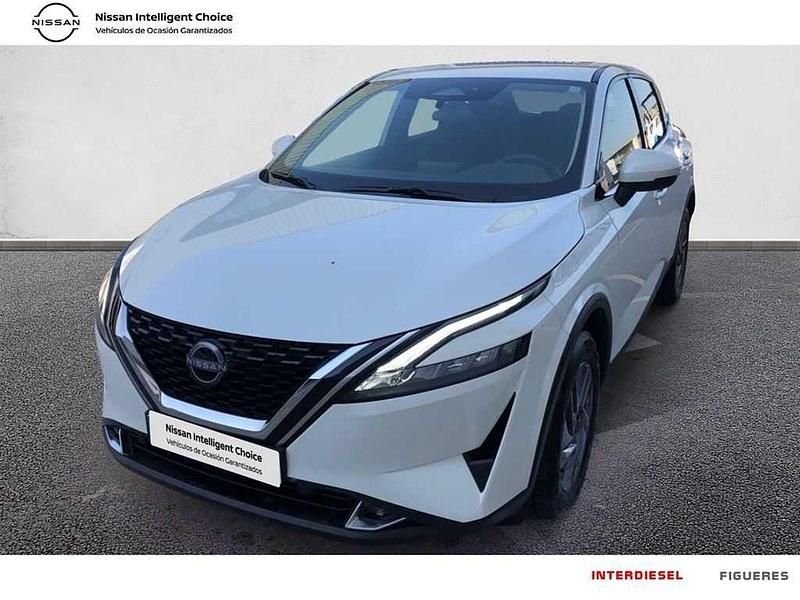 Lunar white (perlada) Usado 2023 Nissan Qashqai Acenta SUV | 26.100 € (Precio justo) - Imagen 1/4