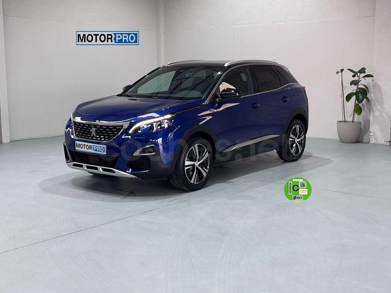 Usado Peugeot 3008 GT-line 130 CV (95 kW) 2019 Azul SUV