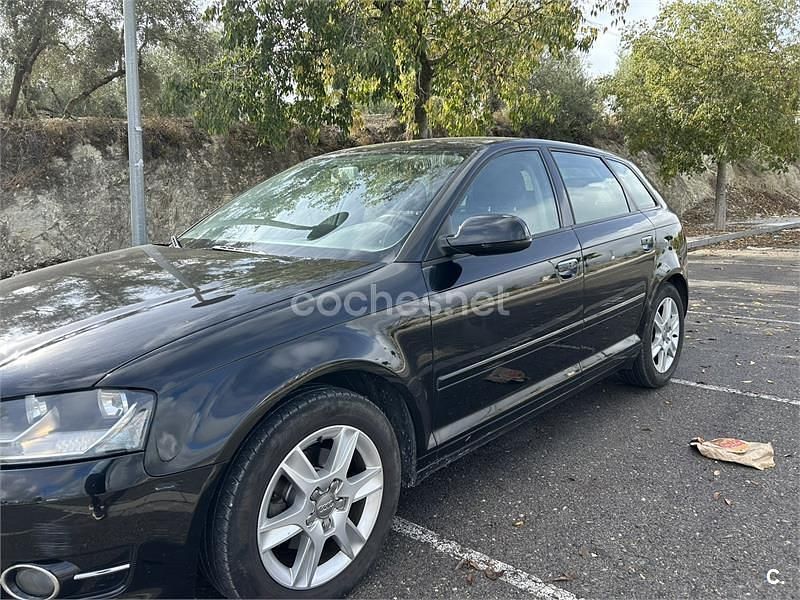 Usado Audi A3 Ambiente 105 CV (77 kW) 2010 Negro Berlina