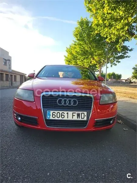 Usado Audi A6 140 CV (102 kW) 2007 Rojo Berlina