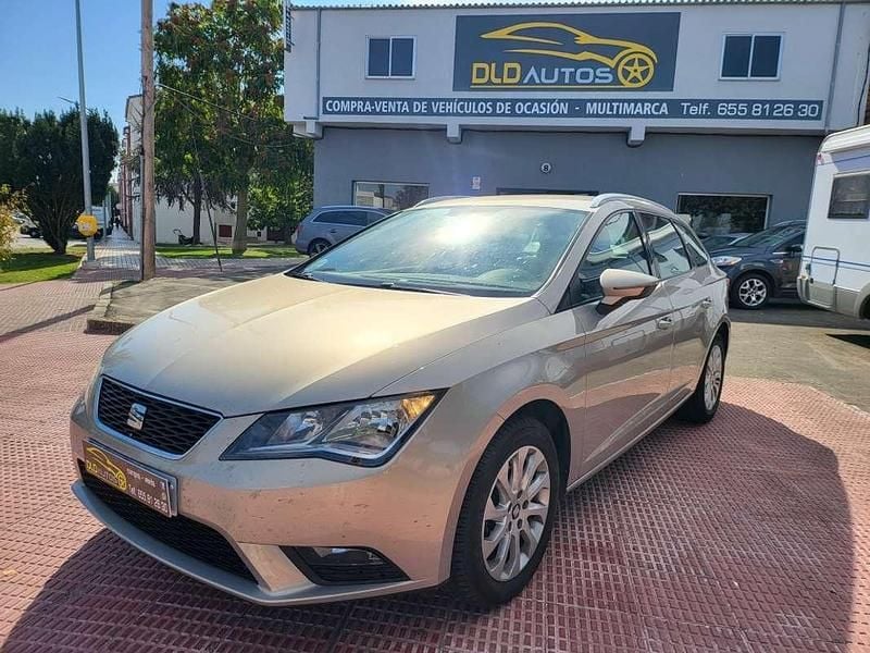Usado Seat Leon ST Reference 110 CV (80 kW) 2014 Beige Familiar