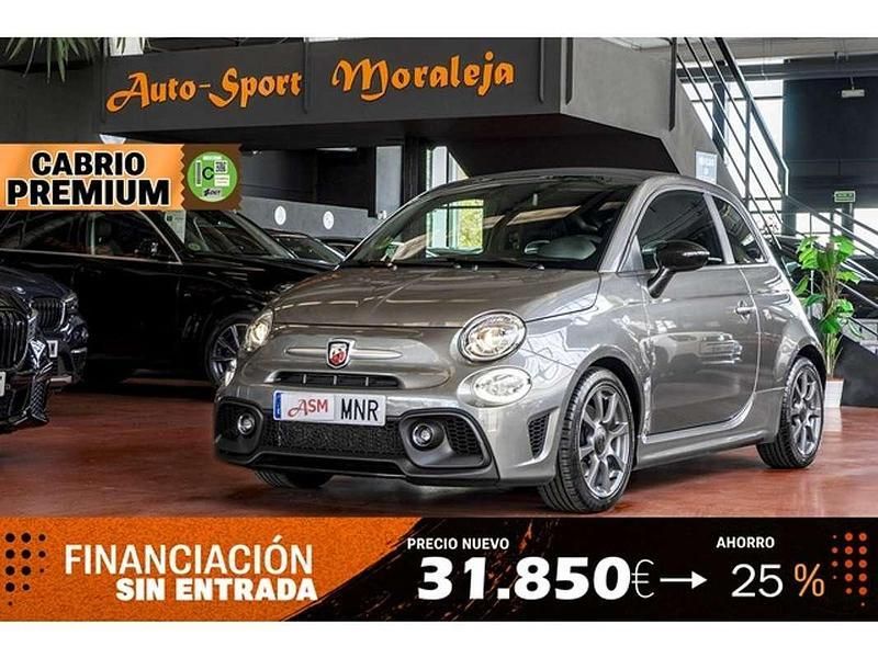 Gris Usado 2024 Abarth 595C Turismo Descapotable | 21.900 € (Buen precio) - Imagen 1/4