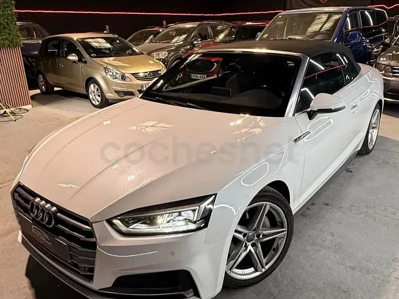 Usado Audi A5 Cabriolet S-Line 190 CV (139 kW) 2017 Blanco Descapotable