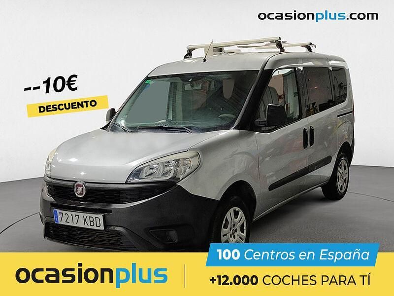 Gris Usado 2017 Fiat Doblò Pop Monovolumen | 10.900 € (Un poco caro) - Imagen 1/4