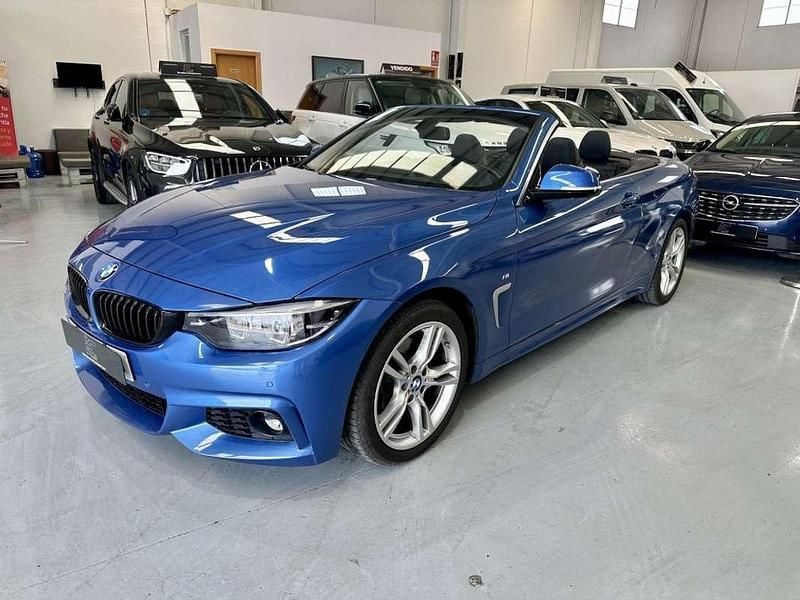 Azul Usado 2021 BMW 420 M Sport Descapotable | 35.990 € (Super precio) - Imagen 1/4