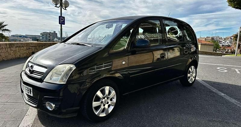 Negro Usado 2006 Opel Meriva Cosmo Monovolumen | 2999 € (Buen precio) - Imagen 1/4
