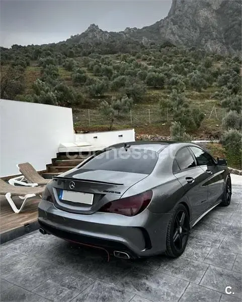 Usado Mercedes CLA220 AMG Edition 1 170 CV (125 kW) 2013 Gris / plata Coupe