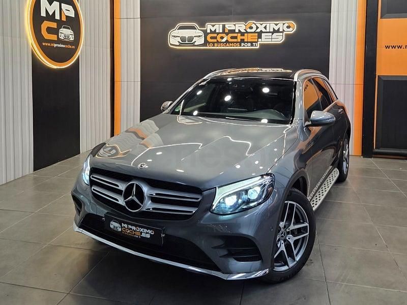 Usado Mercedes GLC220 170 CV (125 kW) 2018 Gris / plata SUV