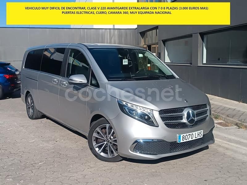 Gris / plata Usado 2020 Mercedes V220 Avantgarde Monovolumen | 54.995 € - Imagen 1/4