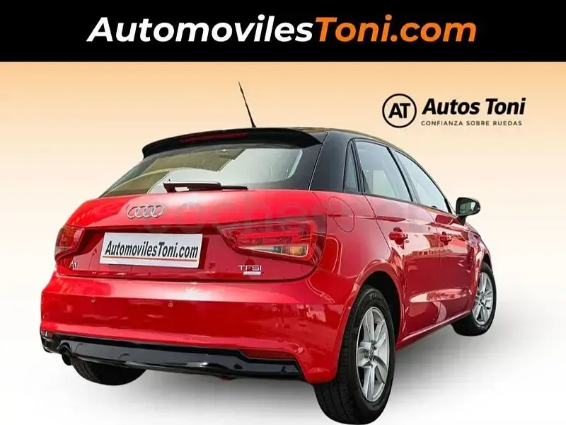 Usado Audi A1 Sportback Design 95 CV (69 kW) 2015 Rojo Utilitario