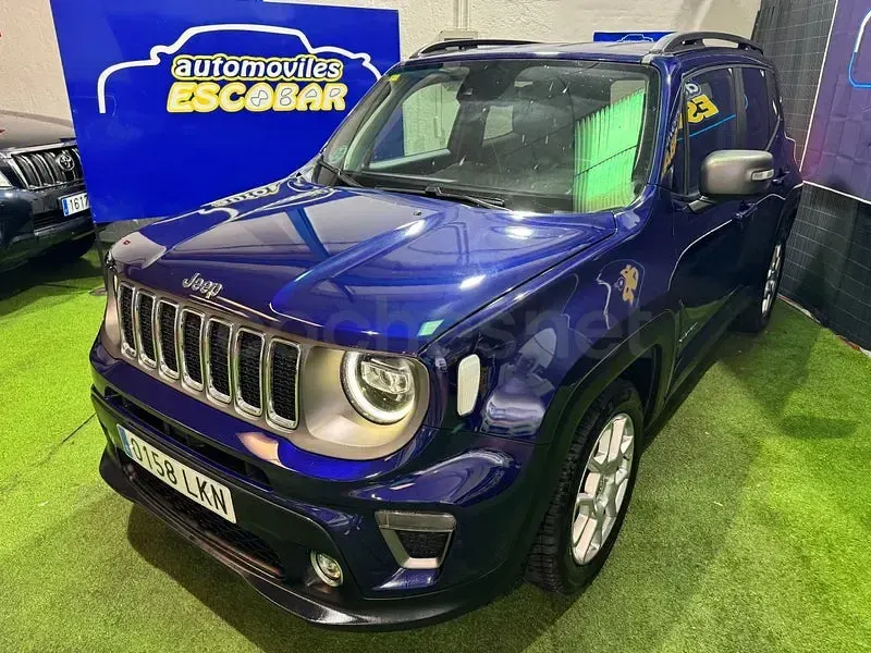 Usado Jeep Renegade Limited 120 CV (88 kW) 2020 Azul SUV