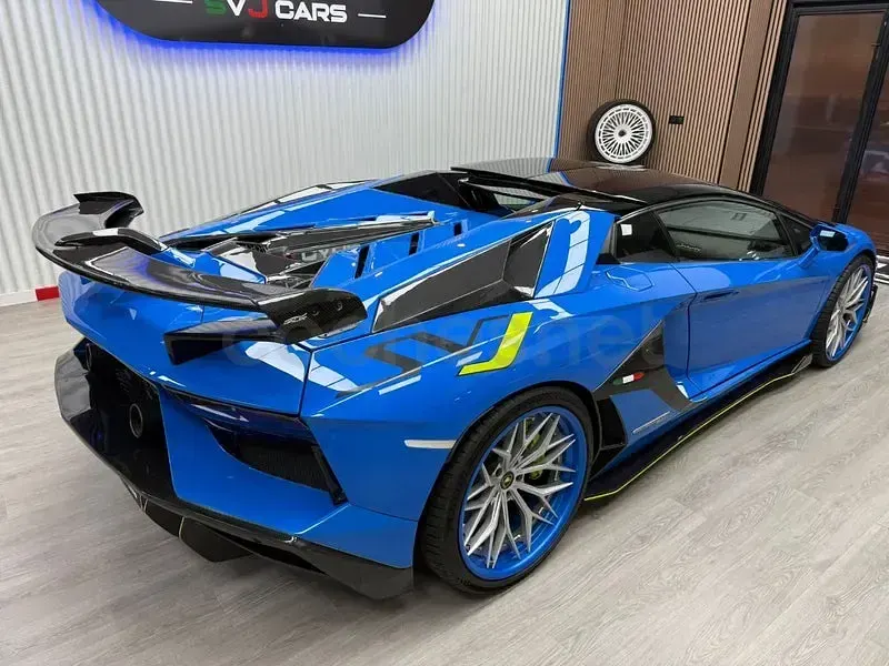 Usado Lamborghini Aventador 750 CV (551 kW) 2018 Azul Coupe