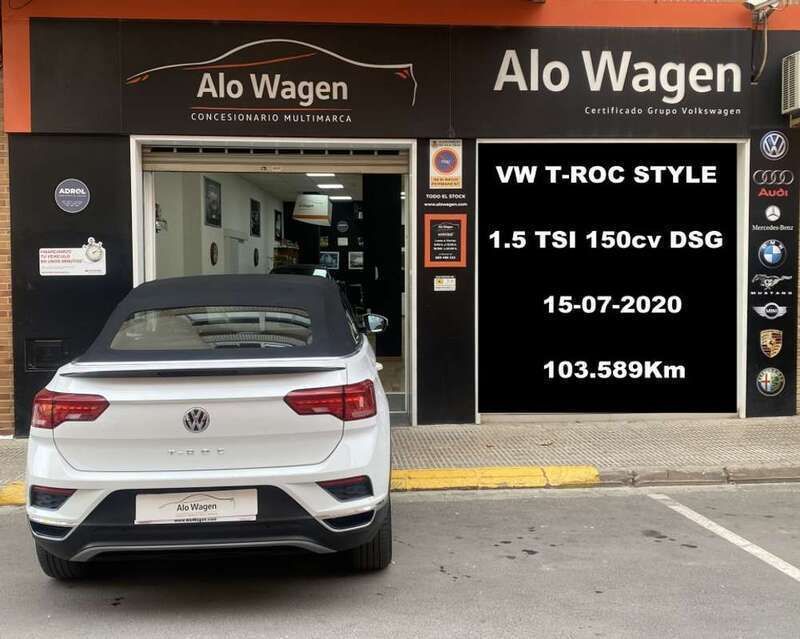 Usado VW T-Roc Cabriolet Style 150 CV (110 kW) 2020 Blanco Descapotable