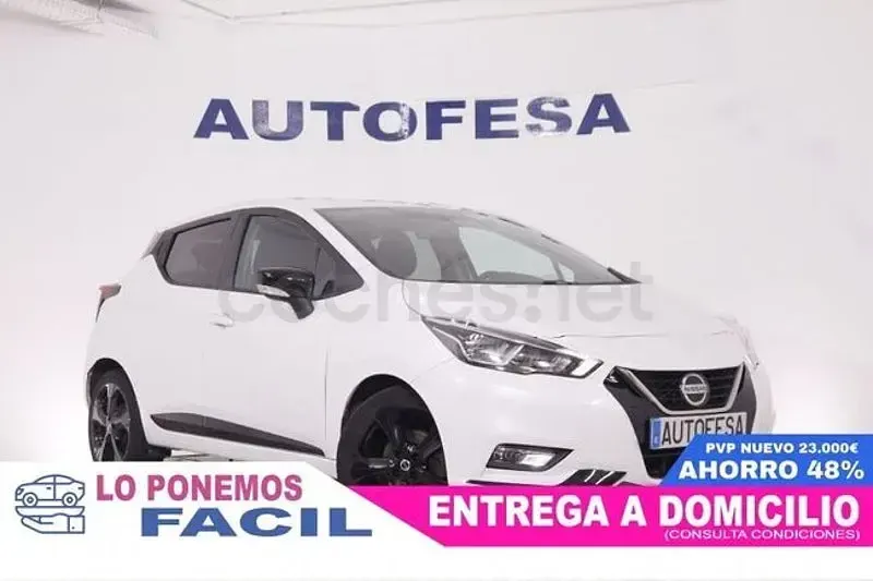 Usado Nissan Micra N-TEC 100 CV (73 kW) 2020 Blanco Utilitario