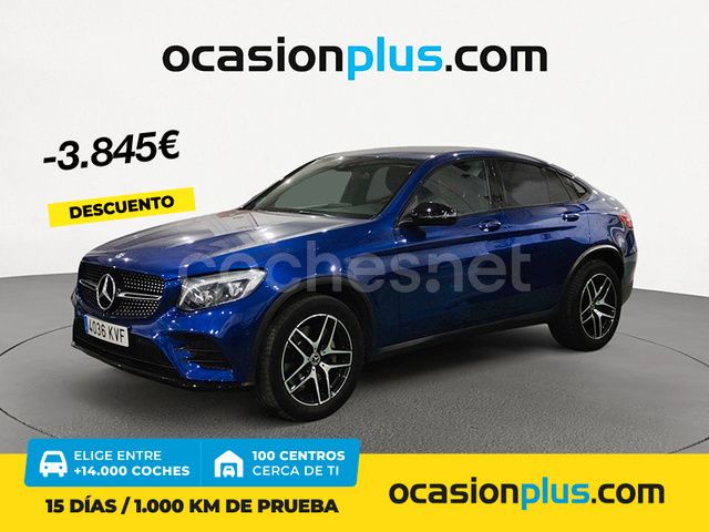 Azul Usado 2019 Mercedes GLC220 Coupe | 42.300 € (Caro) - Imagen 1/4