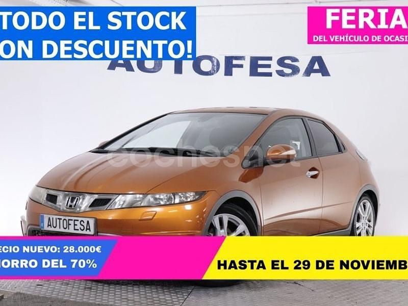 Naranja Usado 2010 Honda Civic Executive Berlina | 8500 € (Buen precio) - Imagen 1/4