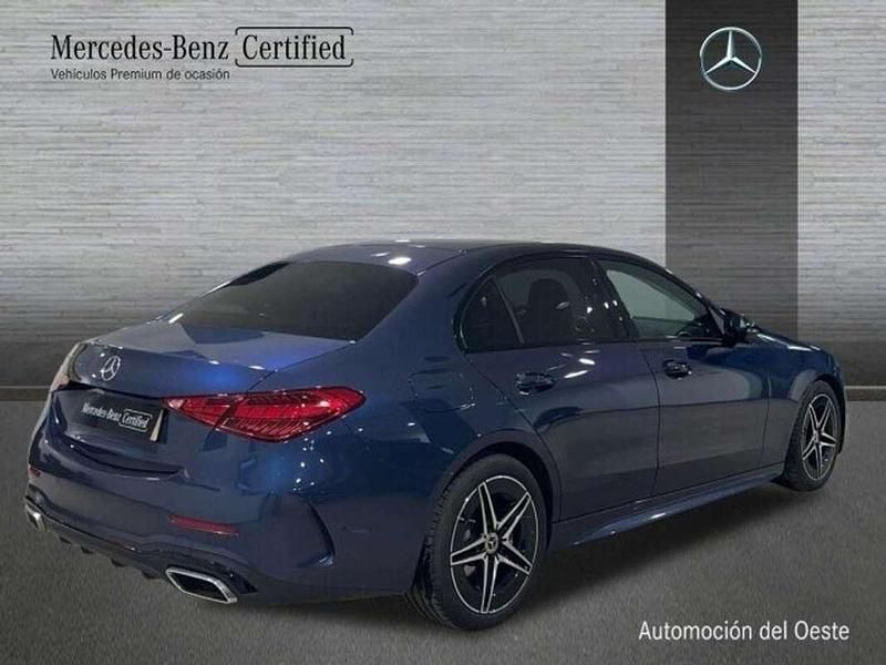 Usado Mercedes C200 AMG line 165 CV (121 kW) 2024 Azul Berlina