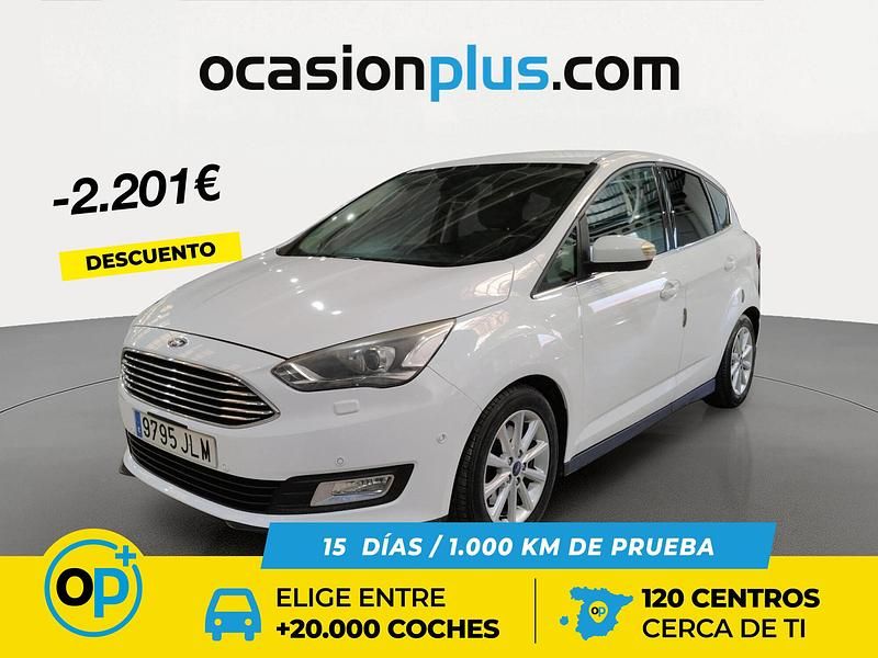 Usado Ford C-MAX Titanium 150 CV (110 kW) 2016 Blanco Monovolumen