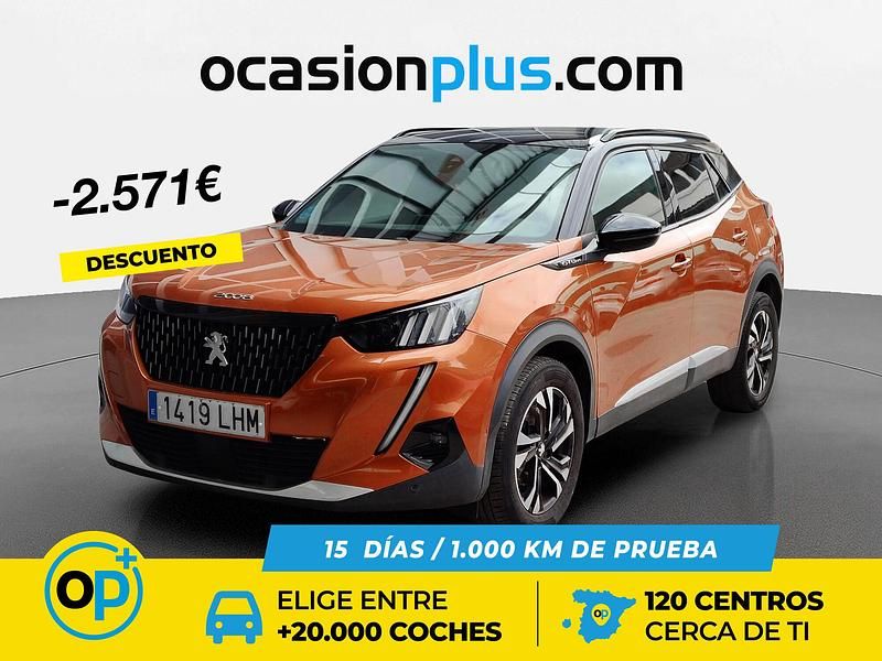 Naranja Usado 2020 Peugeot 2008 GT-line SUV | 13.990 € (Precio justo) - Imagen 1/4