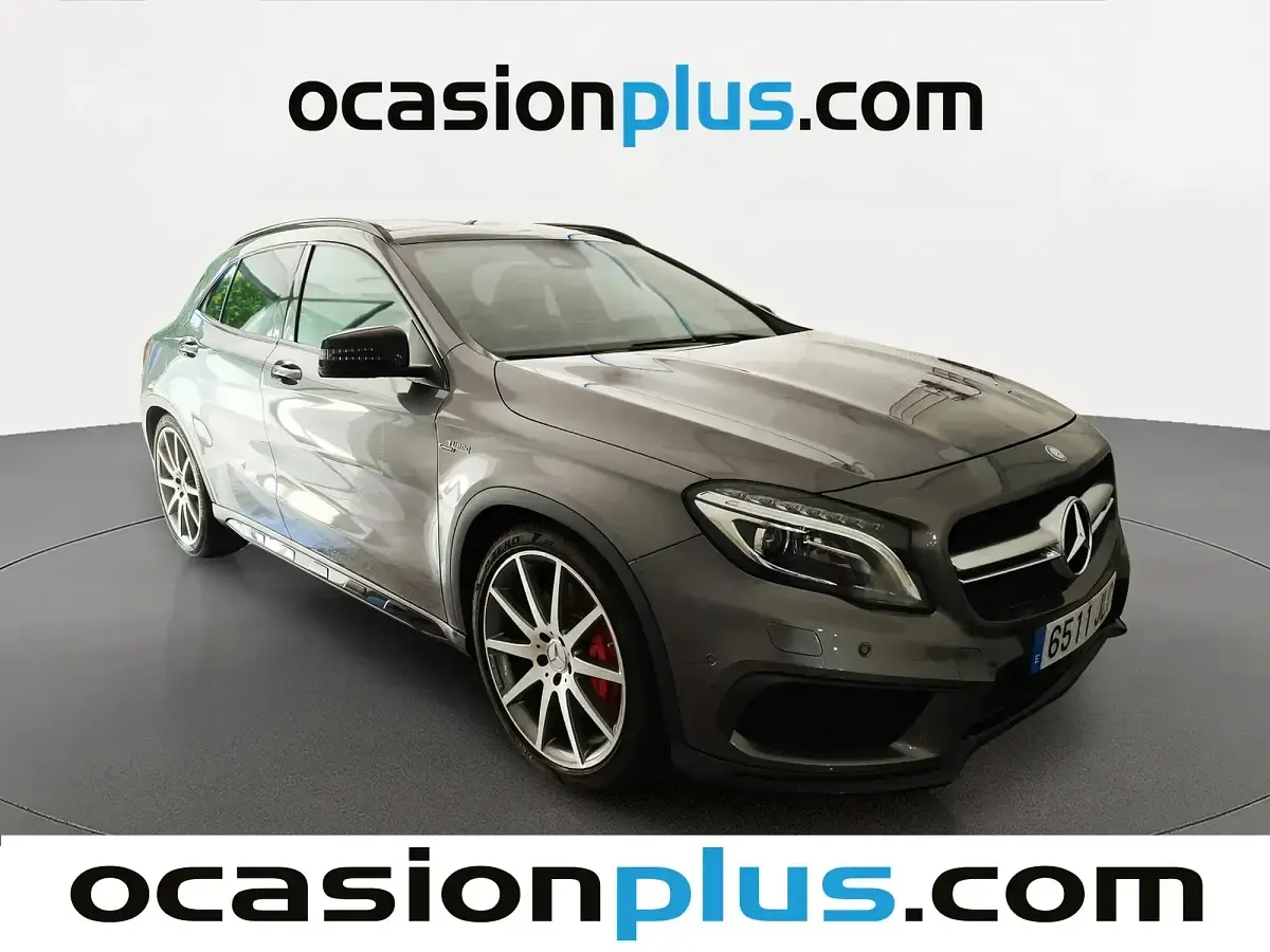 Usado Mercedes GLA45 AMG AMG 381 CV (280 kW) 2016 Gris SUV