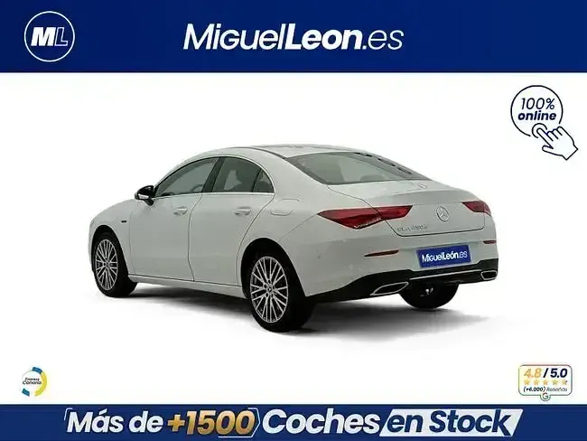 Usado Mercedes CLA250e 218 CV (160 kW) 2021 Blanco Coupe