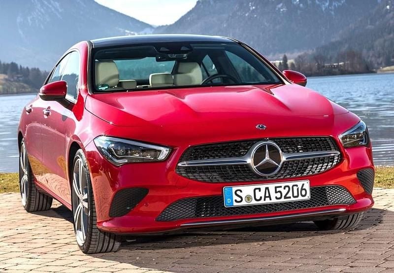 Burdeos Usado 2021 Mercedes CLA200 Coupe | 24.490 € (Precio justo) - Imagen 1/1