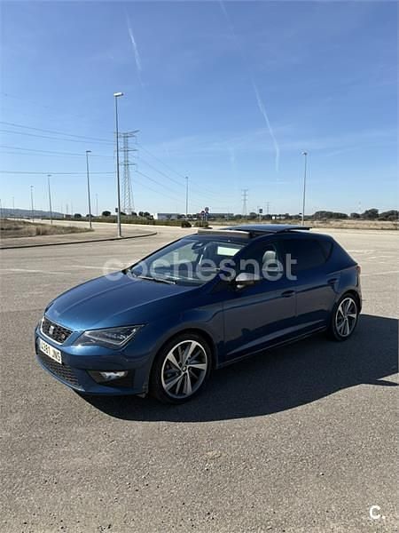 Usado Seat Leon FR 150 CV (110 kW) 2016 Azul Berlina