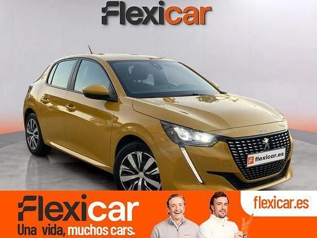 Usado Peugeot 208 Active 100 CV (73 kW) 2020 Amarillo Utilitario