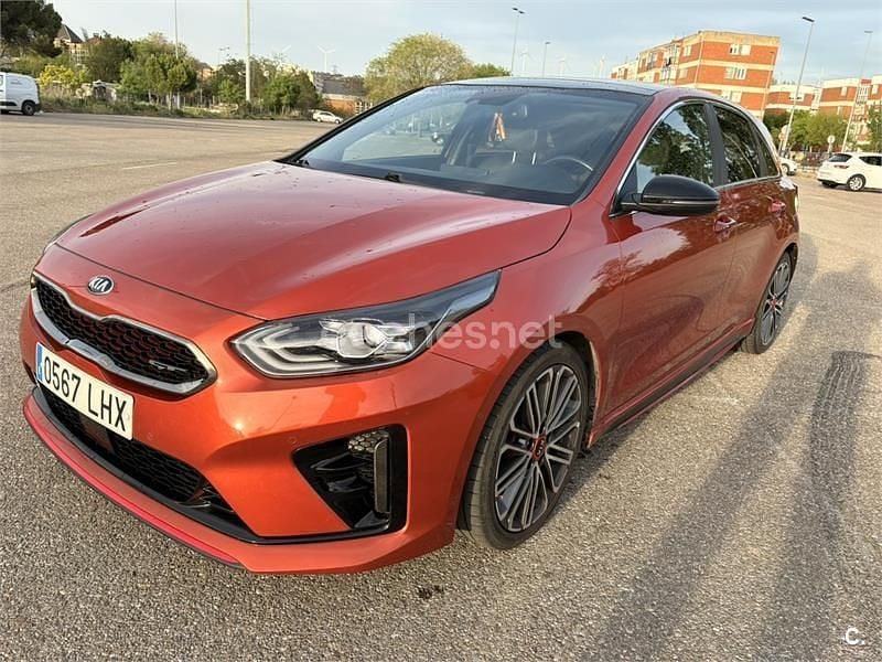 Usado Kia Ceed GT GT 204 CV (150 kW) 2020 Naranja Berlina