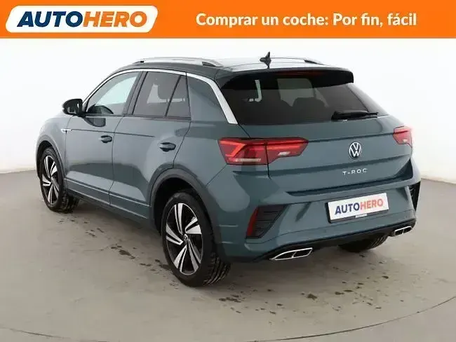 Usado VW T-Roc R-line 150 CV (110 kW) 2022 Azul SUV