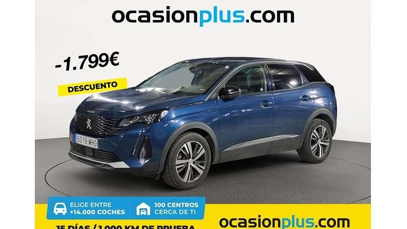 Azul Usado 2023 Peugeot 3008 Allure Monovolumen | 17.592 € (Precio justo) - Imagen 1/4