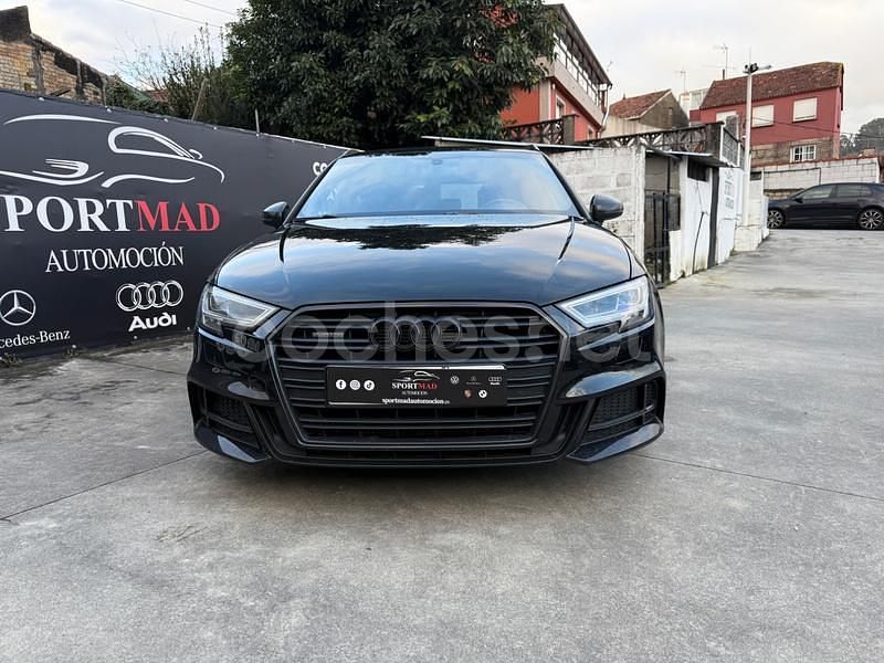 Usado Audi A3 S-Line 150 CV (110 kW) 2018 Negro Berlina