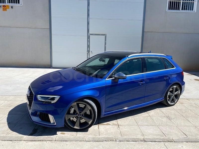 Usado Audi RS3 Performance 400 CV (294 kW) 2019 Azul Berlina
