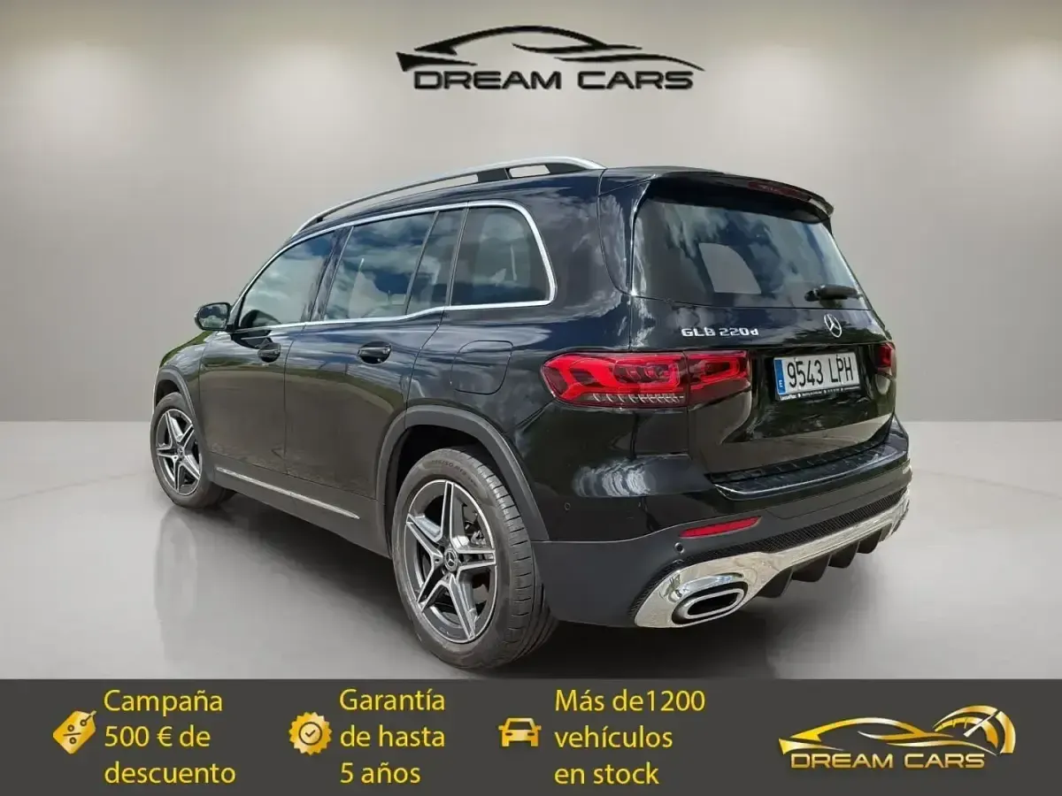 Usado Mercedes GLB220 190 CV (139 kW) 2021 Negro SUV