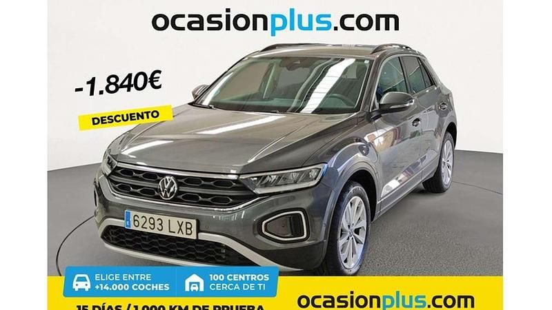 Gris Usado 2022 VW T-Roc Life SUV | 18.410 € (Super precio) - Imagen 1/4