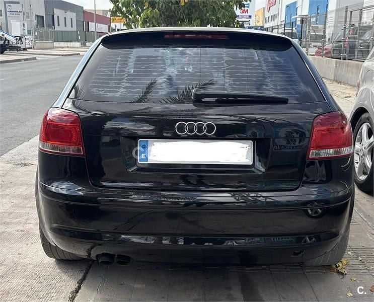 Usado Audi A3 Ambition 105 CV (77 kW) 2007 Negro Berlina
