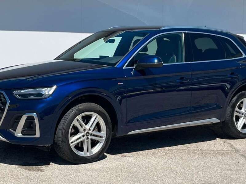 Azul Usado 2021 Audi Q5 S-Line SUV | 35.500 € (Buen precio) - Imagen 1/4