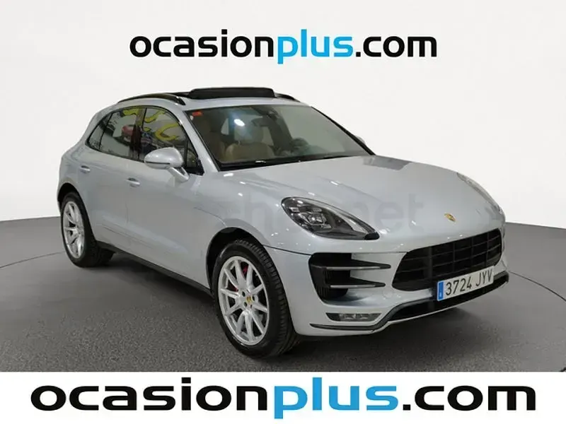 Usado Porsche Macan Turbo 400 CV (294 kW) 2017 Gris / plata SUV