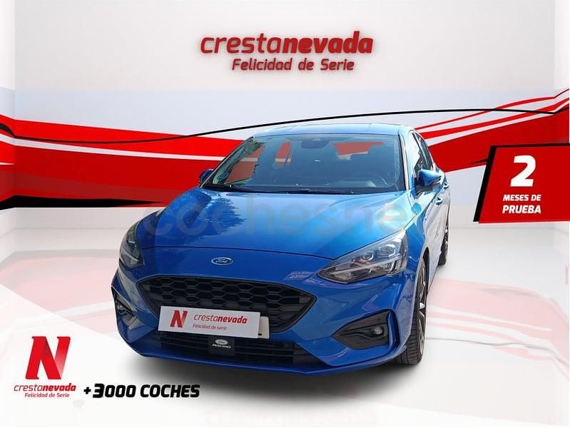Begagnad Ford Focus ST-Line 125 HK (91 kW) 2019 Blå Sedan