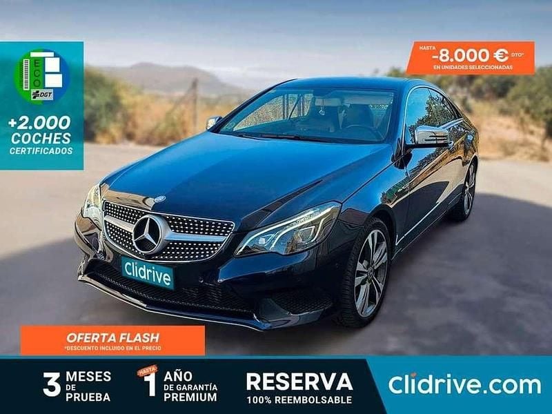 Usado Mercedes E220 Avantgarde 170 CV (125 kW) 2014 Negro Coupe