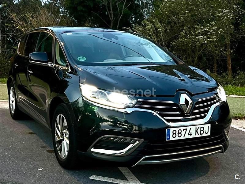 Usado Renault Espace Zen 160 CV (117 kW) 2017 Negro Monovolumen