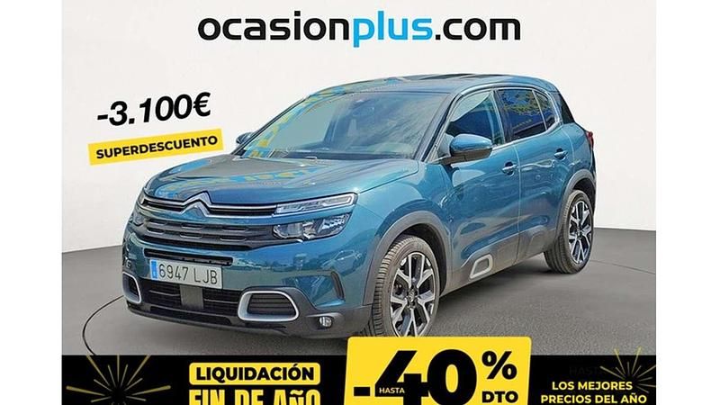 Azul Usado 2020 Citroën C5 Aircross Live SUV | 14.400 € (Super precio) - Imagen 1/4