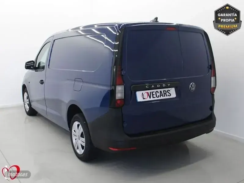 Begagnad VW Caddy Maxi 102 HK (75 kW) 2021 Blå Minibuss
