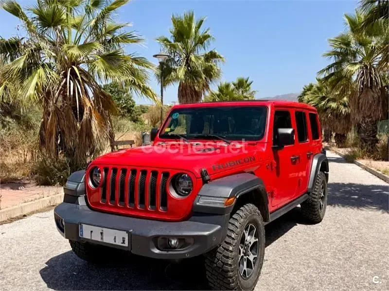 Usado Jeep Wrangler Rubicon 200 CV (147 kW) 2020 Rojo SUV