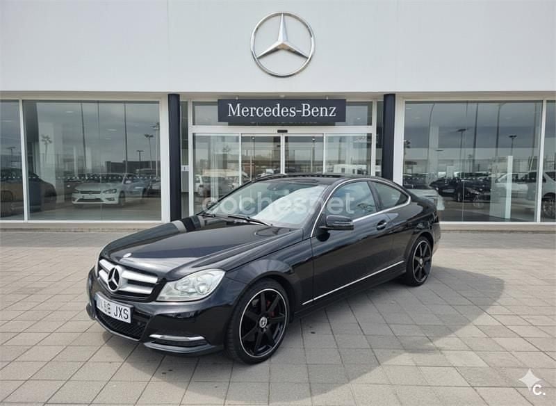 Negro Usado 2011 Mercedes C220 Coupe | 10.900 € (Caro) - Imagen 1/4