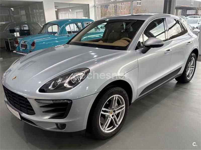 Usado Porsche Macan S 354 CV (260 kW) 2017 Gris / plata SUV