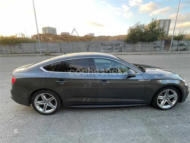 Usado Audi A5 Sportback Sport 218 CV (160 kW) 2017 Gris / plata Utilitario