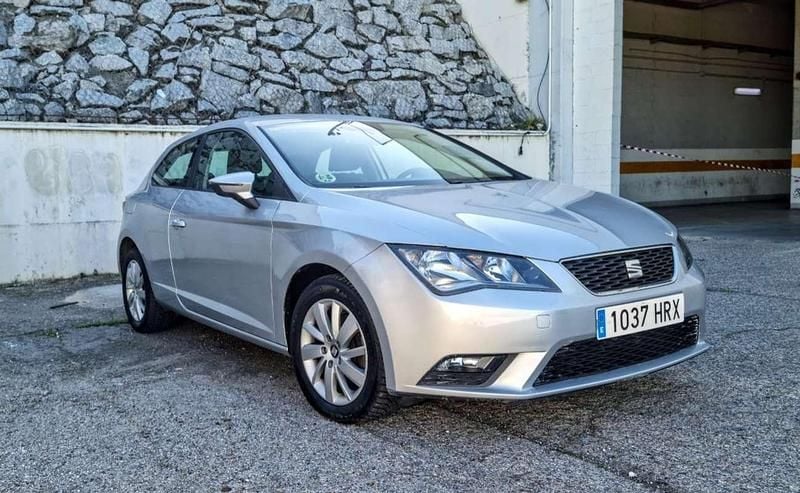 Usado Seat Leon SC Reference 90 CV (66 kW) 2014 Gris Utilitario
