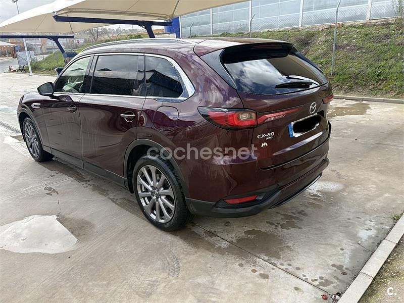 Usado Mazda CX-80 Homura-Line 254 CV (186 kW) 2024 Granate SUV